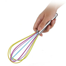 Lade das Bild in den Galerie-Viewer, Semi-Automatic Egg Beater 304 Stainless Steel Egg Whisk Manual Hand Mixer Self Turning Egg Stirrer Kitchen Egg Tools
