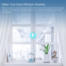 Lade das Bild in den Galerie-Viewer, MOES Tuya ZigBee Smart Window Door Gate Sensor Detector Smart Home Security Alarm System Smart Life Tuya App Remote Control
