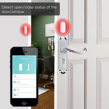 Lade das Bild in den Galerie-Viewer, MOES Tuya ZigBee Smart Window Door Gate Sensor Detector Smart Home Security Alarm System Smart Life Tuya App Remote Control
